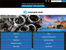 Tablet Screenshot of partner-ship-poland.com